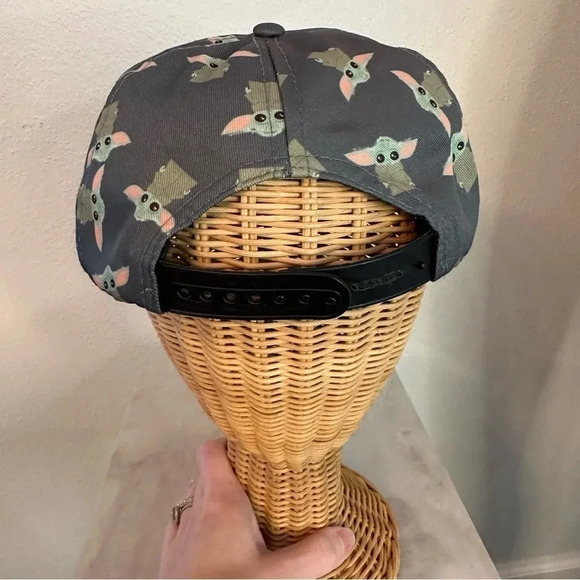 Star Wars Yoda All Over Print Baseball Hat Adjustable Snap Back Cap - Picture 4 of 9